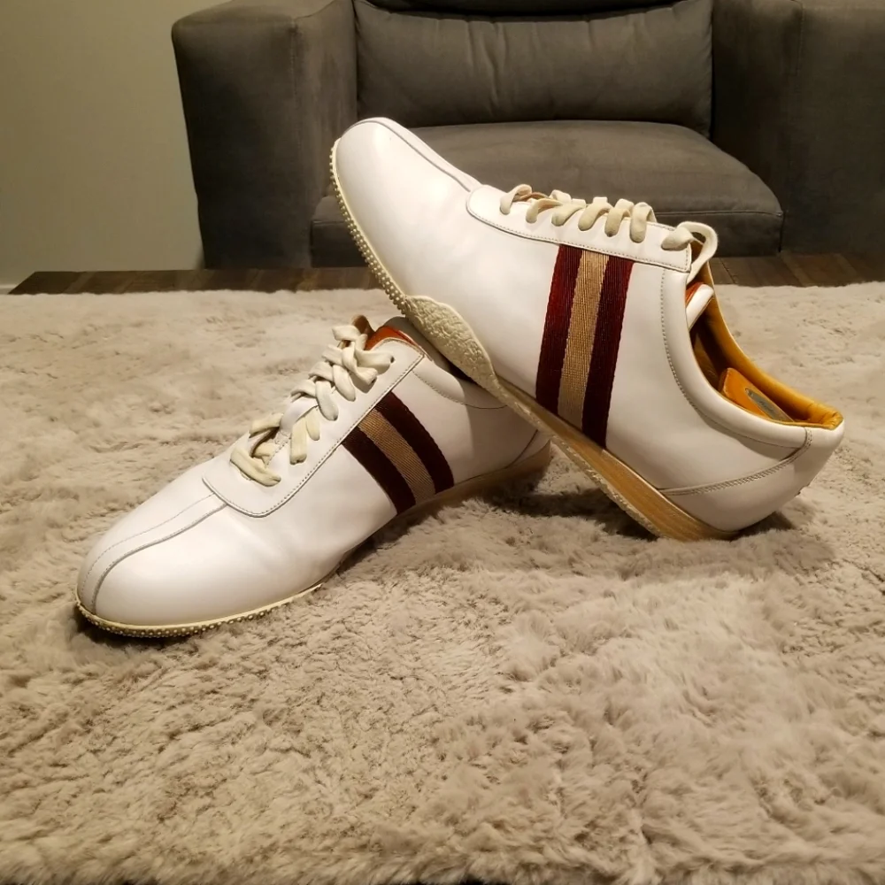Men's Bally Freenew White (great condition) Size 12 - Picture 4 of 5